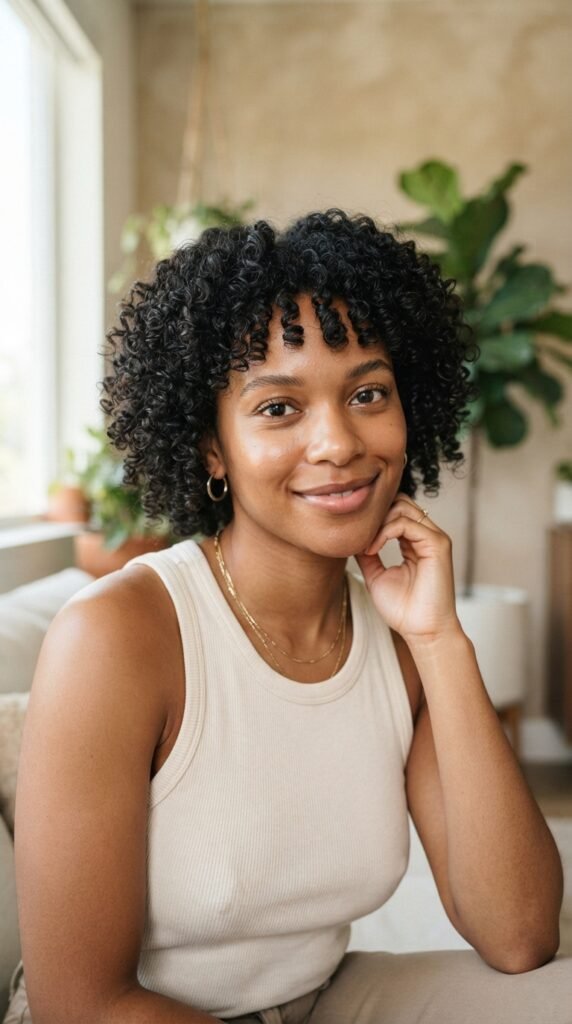 Curly Pixie Cut