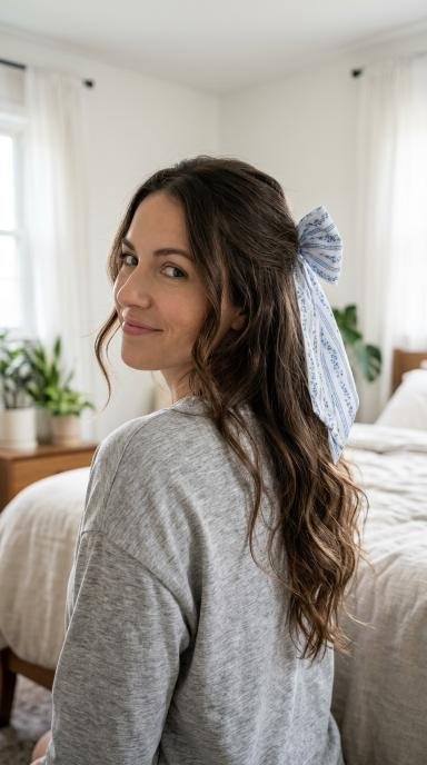 Half-Up With a Big Bow