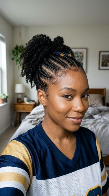 Cornrow Ponytail