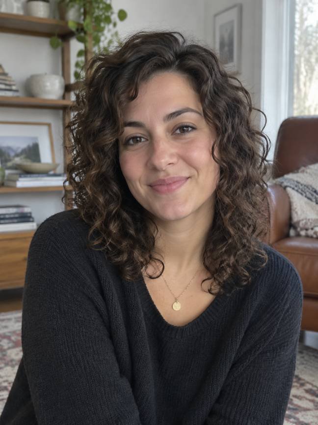 Grown-Out Curly Cut With Easy Movement