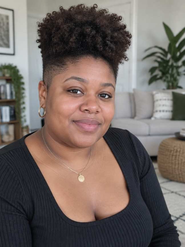 High-Top Natural Curls
