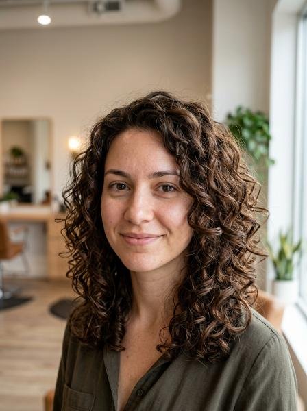 Layered Curly Hair