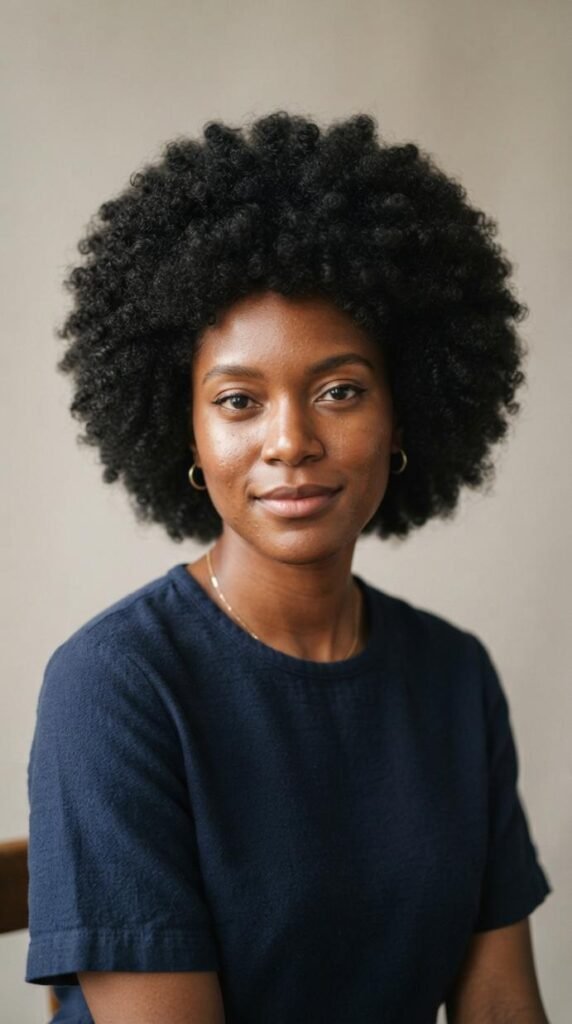 Round Short Afro