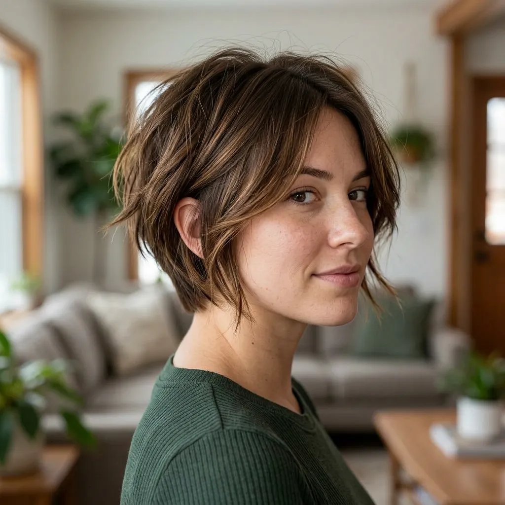Short Stacked Wedge Haircuts