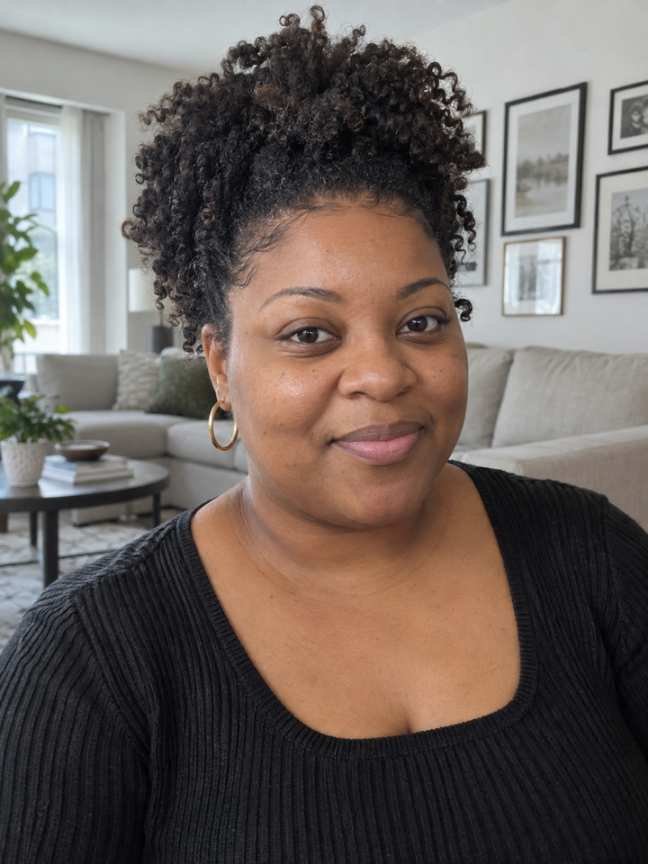 Swept-Up Twist-Out Curls