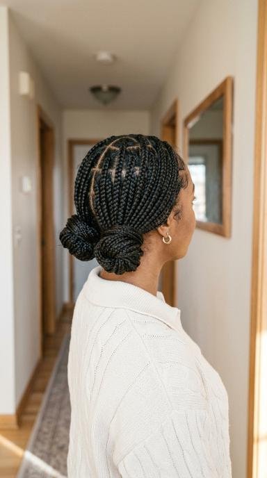 Two Low Buns