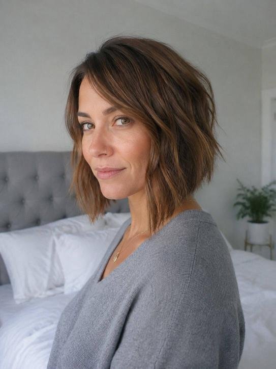 A-Line Choppy Bob