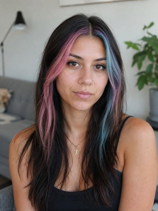 Bold Color Streaks
