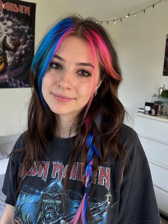 Bold Color Streaks