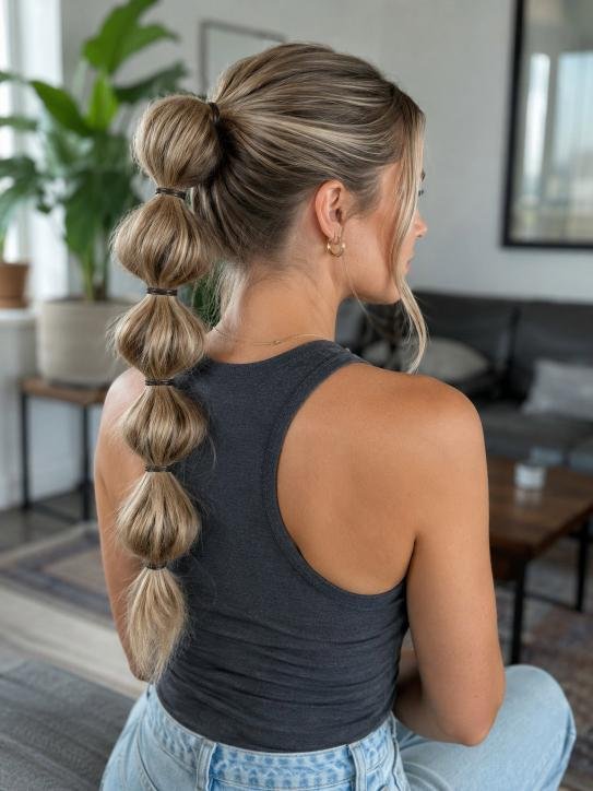 Bubble Ponytail