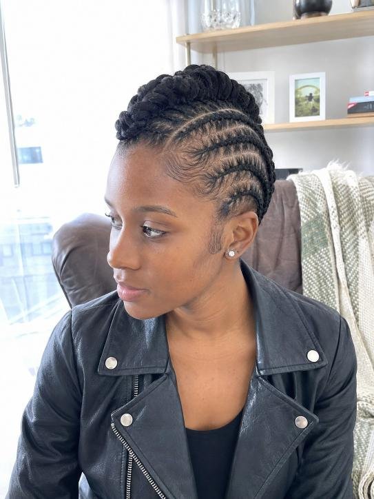 Cornrow Mohawk