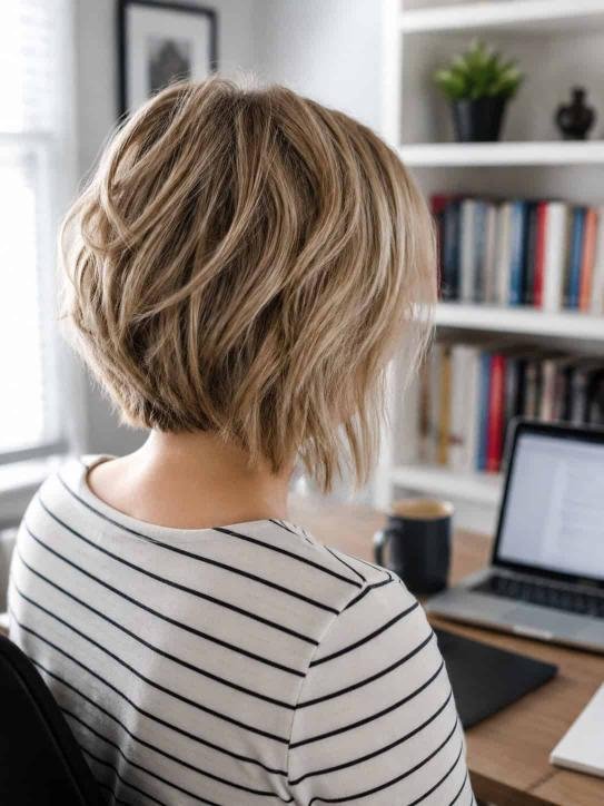 Inverted Choppy Bob