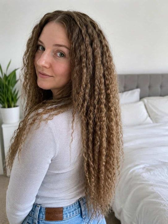 Long Crimped Hair