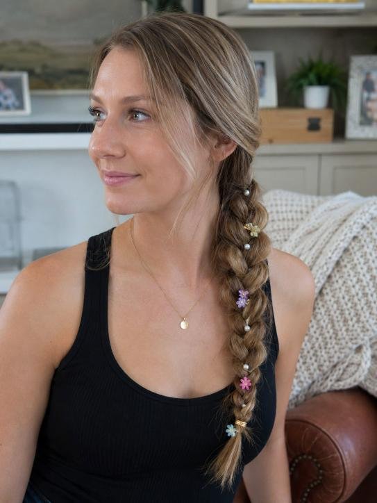 Mini Clips on a Braid